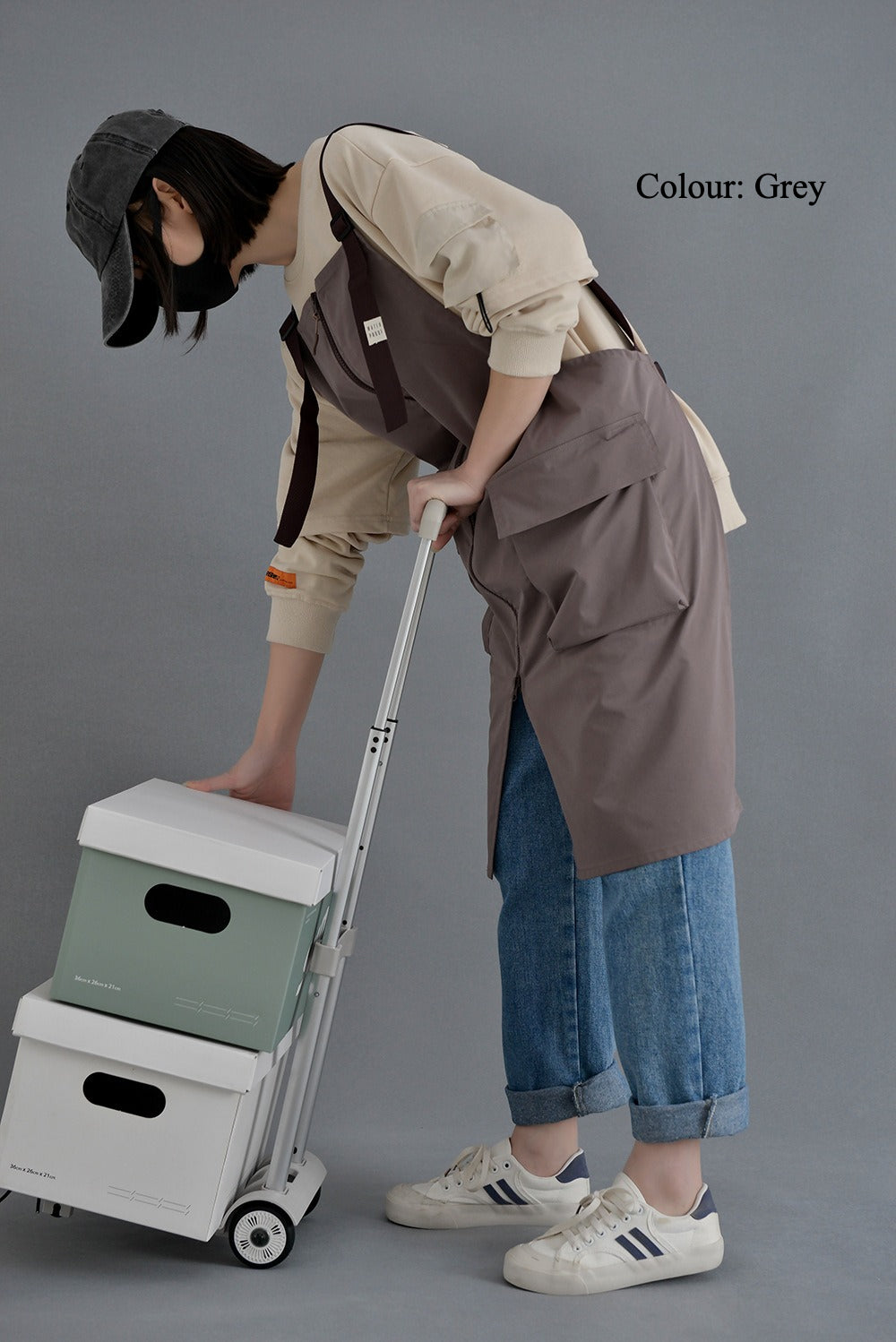 Gohobi Korean Adjustable Kitchen Apron