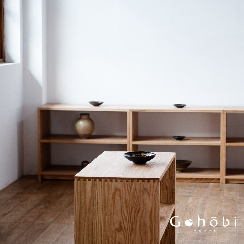 Gohobi Handmade Solid Wood Display Cabinet – Studio Storage Display Collection Cabinet | FSC Certified Furniture
