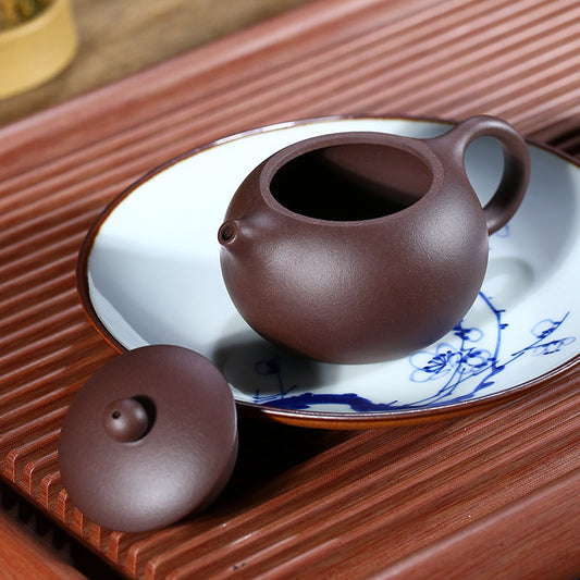 Gohobi Yixing Purple Zisha Clay Xishi Teapot (200ml)