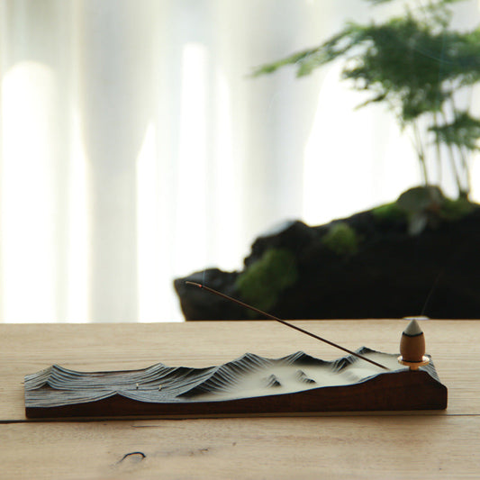 Gohobi Handcrafted Solid Wood Incense Holder