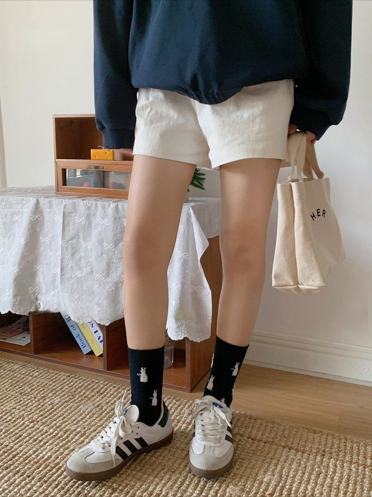 Gohobi Fuzzy Animals Cotton Socks