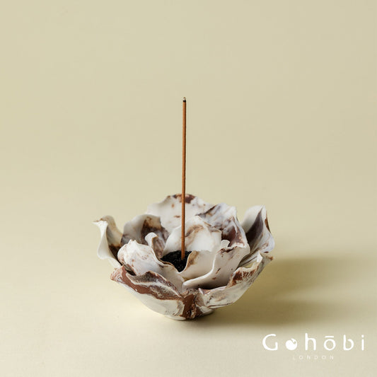 Gohobi Handmade Floral Incense Holder 001 - Lily