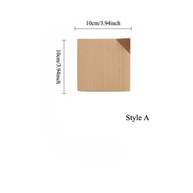 Gohobi Japanese Walnut Wood Angled Coaster