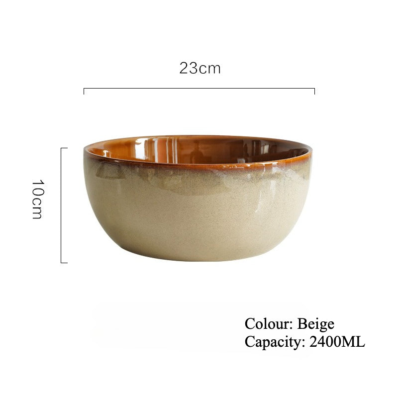 Gohobi Creative Kiln-Change Large Ceramic Bowl