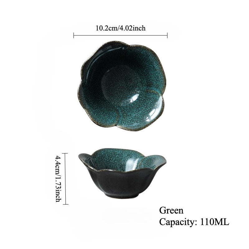 Gohobi Floral Edge Ceramic Bowl
