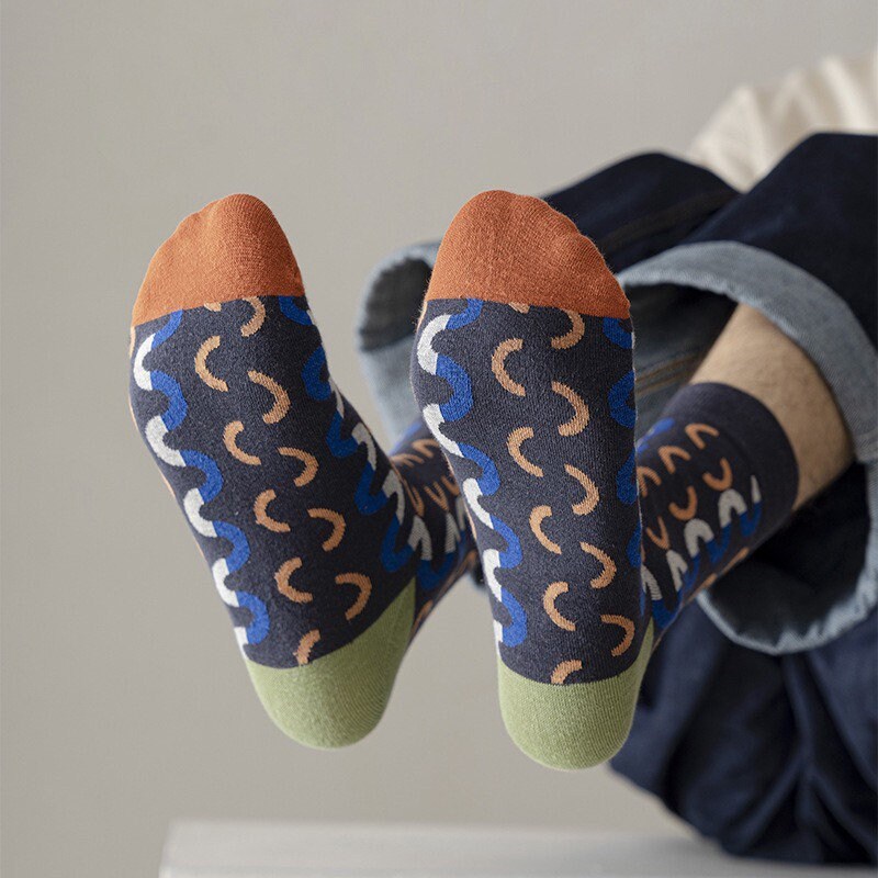 Men Cotton Socks, Winter socks, Christmas socks, Men Winter Socks, gift for him, Xmas secret Santa gift