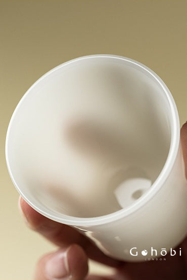 Gohobi Ice Jade Porcelain Teacup – Dehua White Porcelain Gongfu Master Cup
