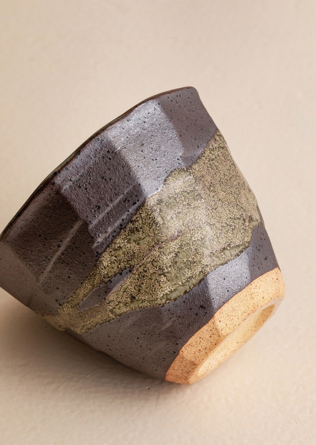 Gohobi Japanese Minoyaki Retro Coarse Pottery Teacup – Wabi Sabi Handmade Ceramic Master Cup | Made in Japan