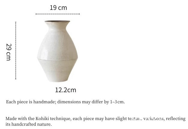 Gohobi Japanese-style Wabi Sabi Handmade Zen Large Vase 009