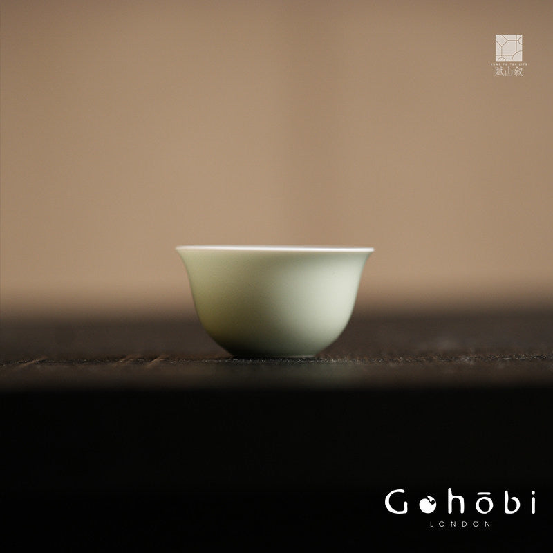 [賦山敘 x Gohobi] Gohobi 60ml Gongfu Tea Cup – Ceramic Tea Tasting Guest Cup for Kung Fu Tea Set