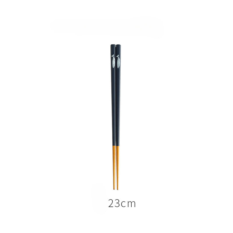 Gohobi SUNLIFE Japanese-Style Whale Wooden Chopsticks [Made In Japan]