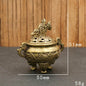 Gohobi Brass Pixiu & Dragon Incense Holder