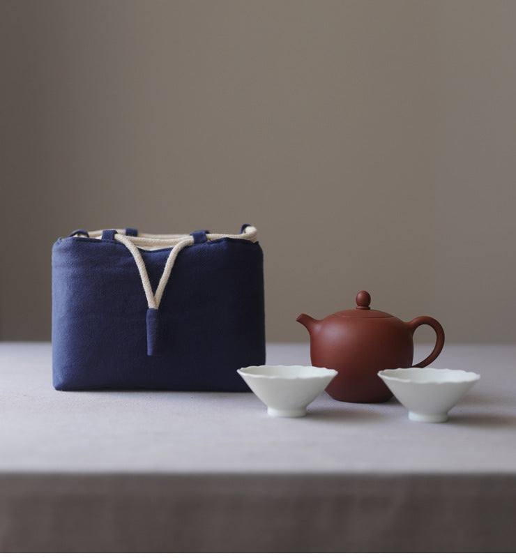 Gohobi Cotton Teaware Storage Travel Bag Shifuku