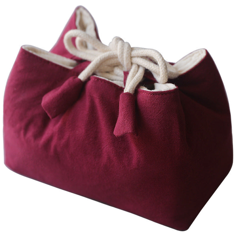 Gohobi Cotton Teaware Storage Travel Bag Shifuku