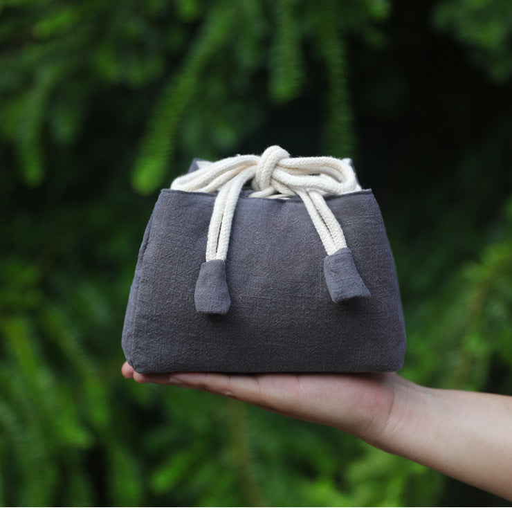 Gohobi Cotton Teaware Storage Travel Bag Shifuku