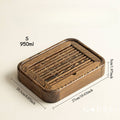 Gohobi Solid Wood Water Storage Tea Tray – Chinese Gongfu Tea Table Tray