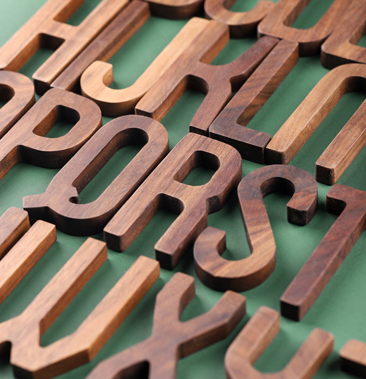 Gohobi Solid Wood Letter Wall Decor
