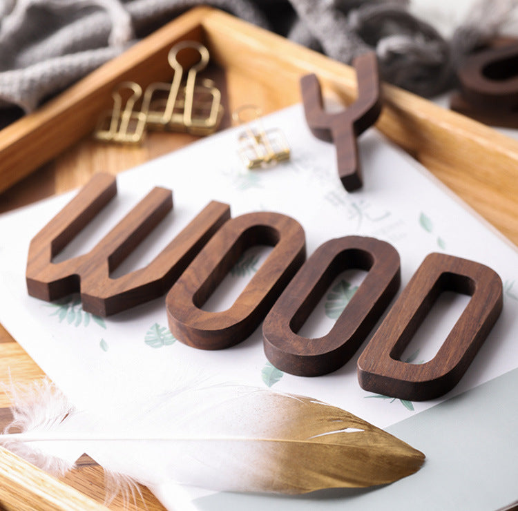 Gohobi Solid Wood Letter Wall Decor