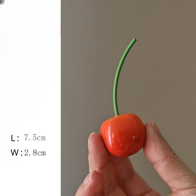 Gohobi Handmade  Cherry Fruit Ornament (Clearance)