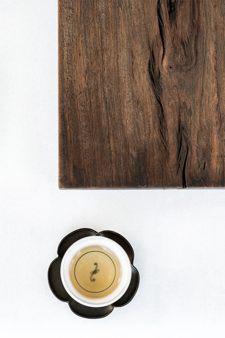 Gohobi Japanese-style Wabi-Sabi Black Walnut Serving Tray 011