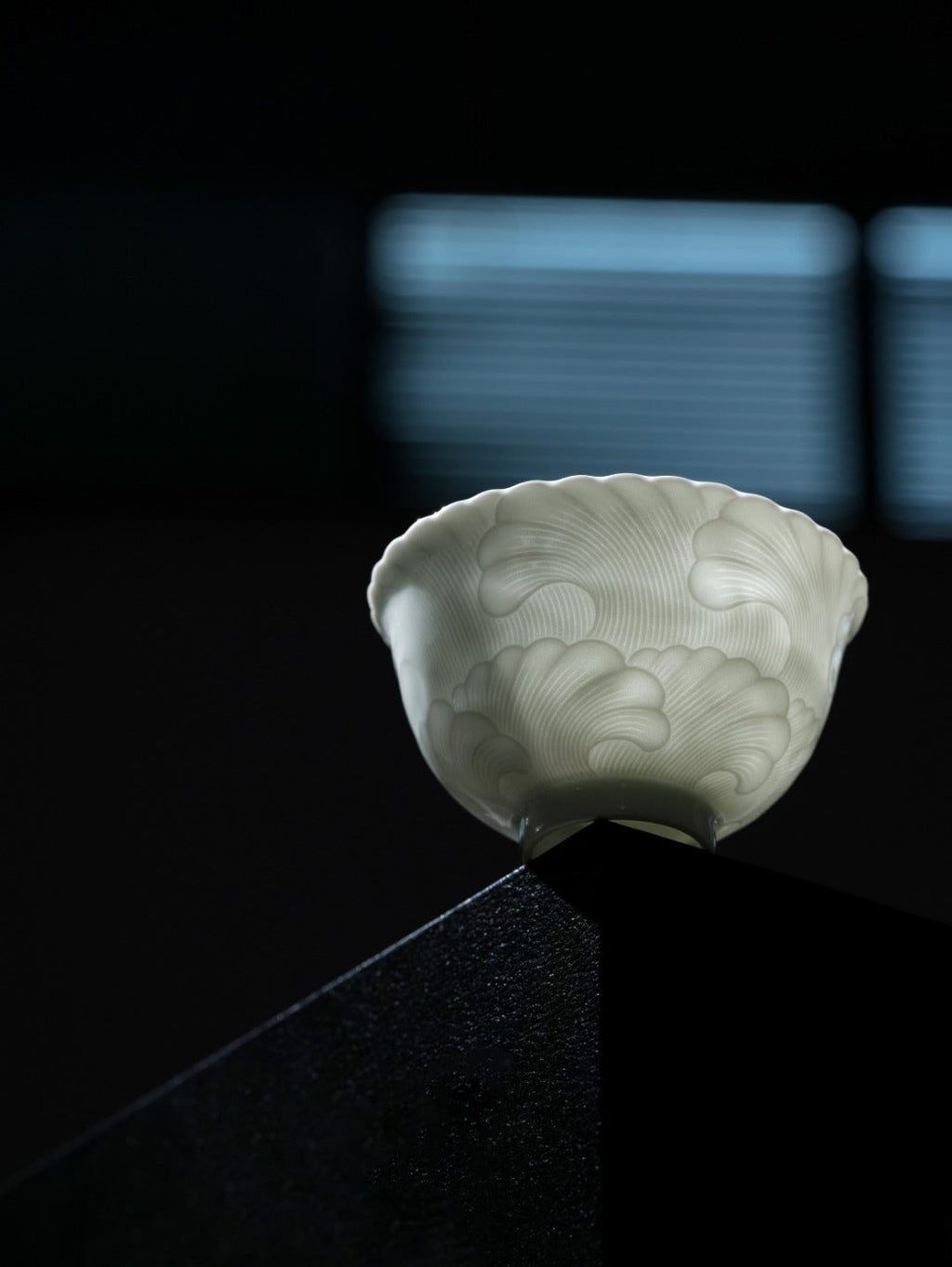 [清本源 x Gohobi Gallery] Thin-Body Inner-Imprinted and Carved Sea Wave Cup – Qing Ben Yuan Series (60ml)