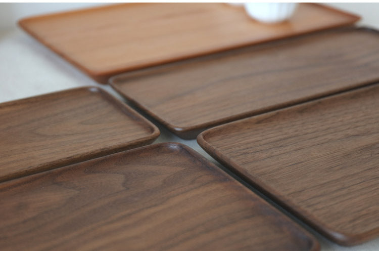 Gohobi Japanese-Inspired Solid Wood Tea Tray