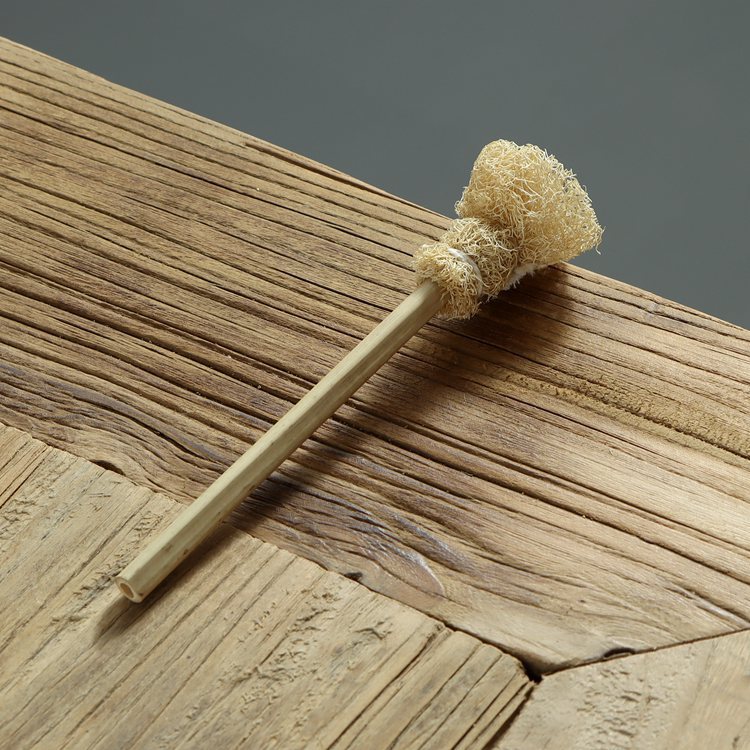 Gohobi Natural Loofah Teapot Brush