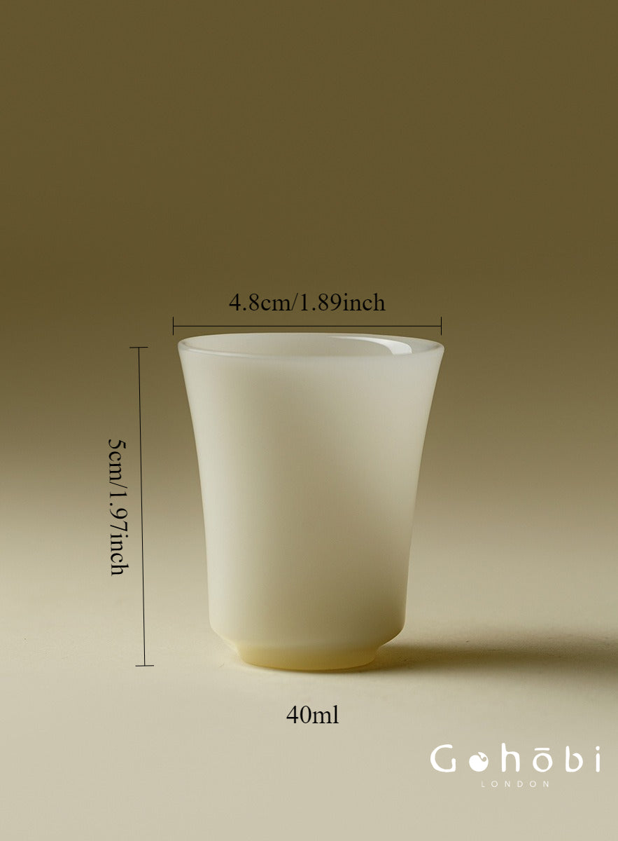 Gohobi Ice Jade Porcelain Teacup – Dehua White Porcelain Gongfu Master Cup