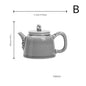 Gohobi Handmade Ice Grey and Green Teapots