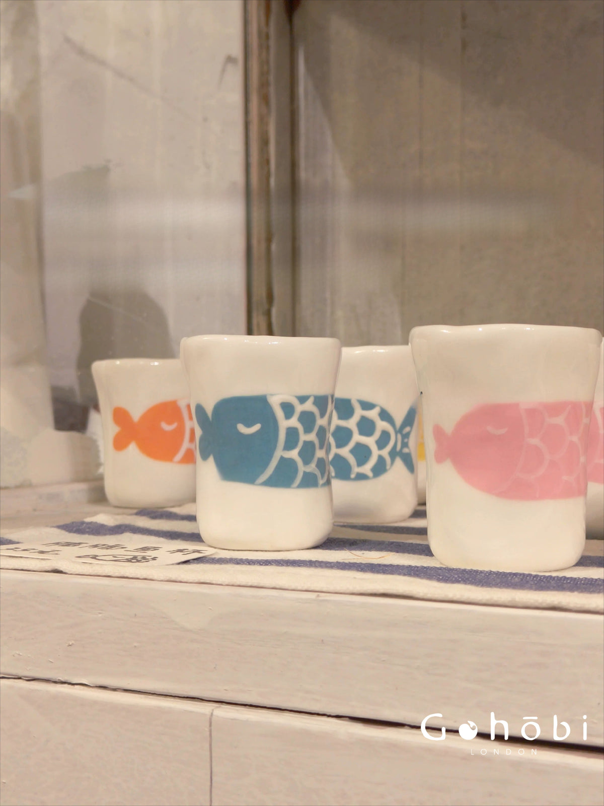 Gohobi x Little Diary Hand-Painted Fish Ceramic Coffee Cup