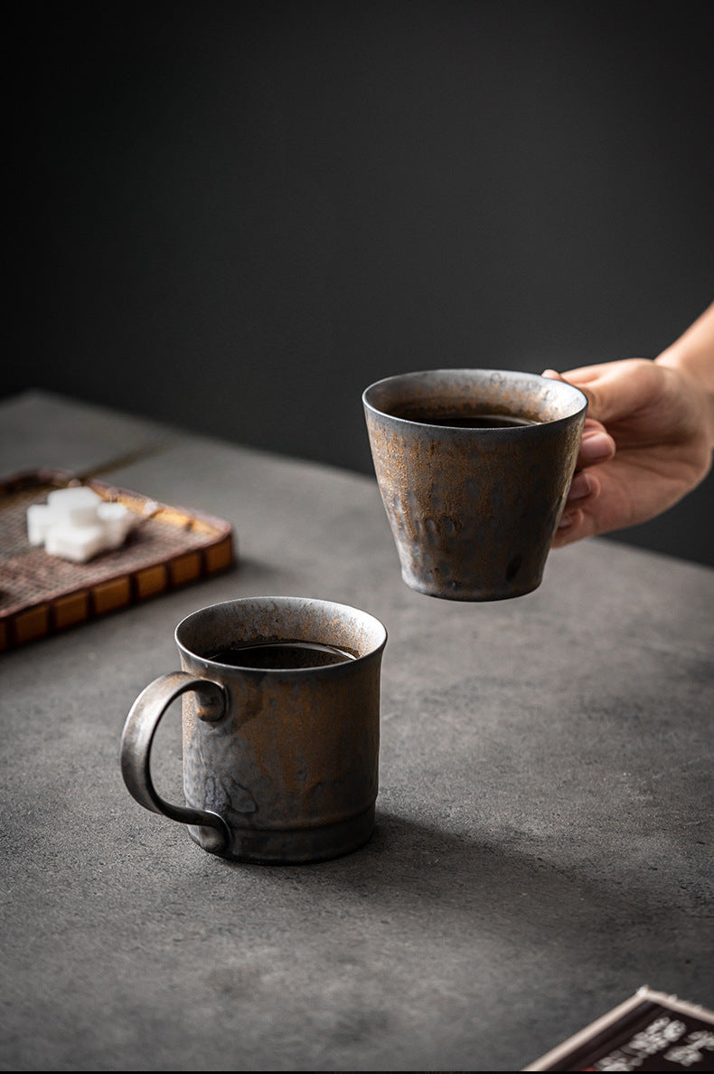Gohobi Handmade Metallic Glaze Ceramic Mug (280-300ml)