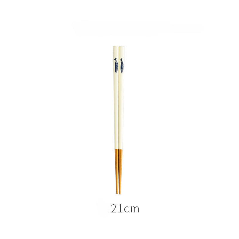 Gohobi SUNLIFE Japanese-Style Whale Wooden Chopsticks [Made In Japan]