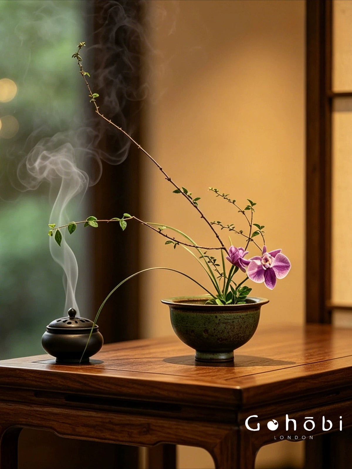 Gohobi Japanese Ikebana Mini Ceramic Vase – Jingdezhen Wabi-Sabi Hydroponic Plant Vessel