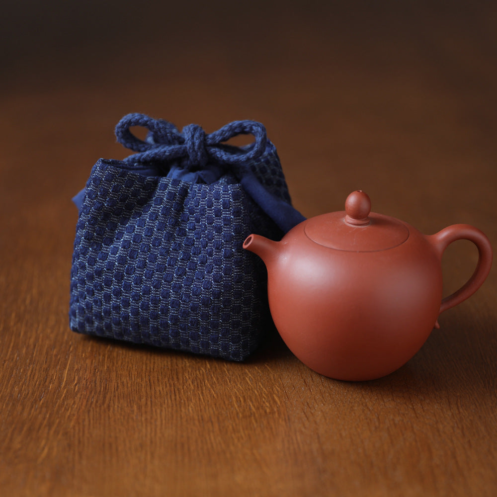 Gohobi Denim Small Teaware Storage Travel Bag Shifuku