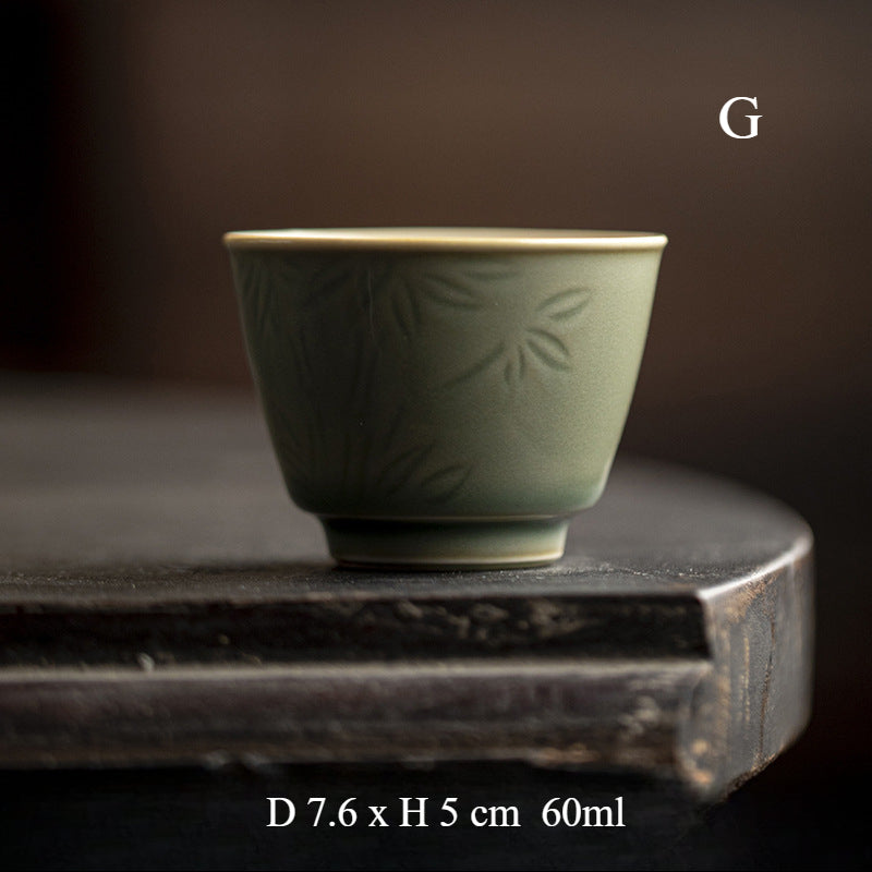 Gohobi Yaozhou Kiln Green Tea Cup