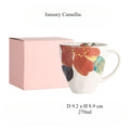 Gohobi Japanese Flowers Mug Coffee Cup [Made In Japan]