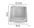 Gohobi Handmade Rotating Glass Tumbler –  Glass for Bar & Home