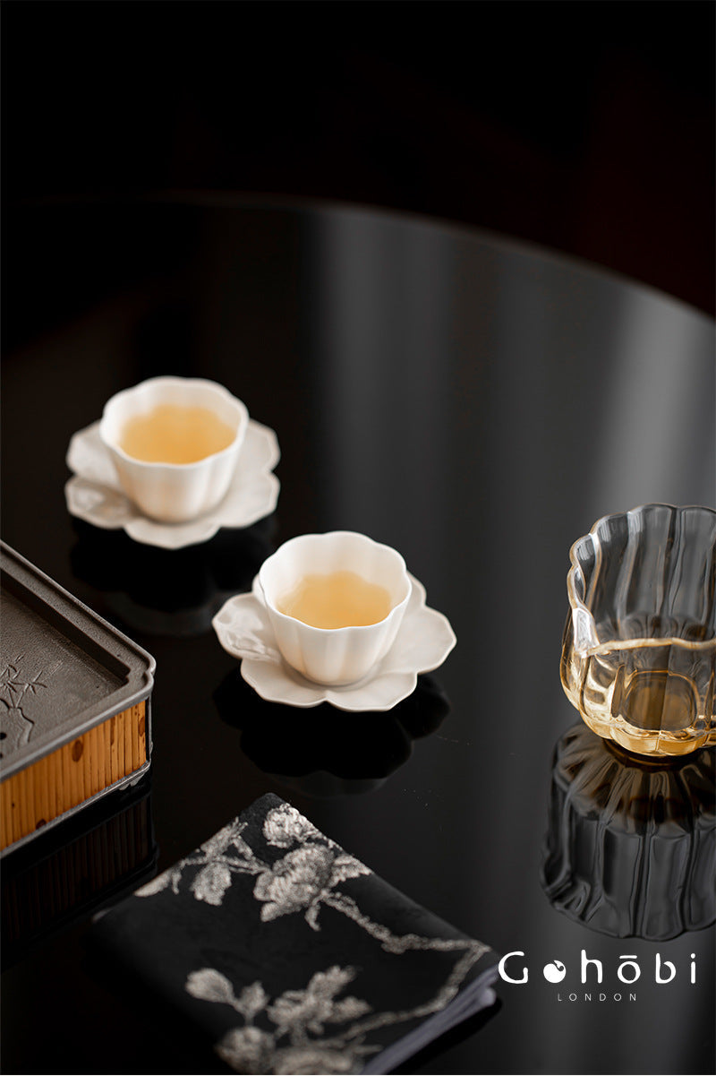 Gohobi Ceramic Coaster – Heat Insulation Tea Cup Holder