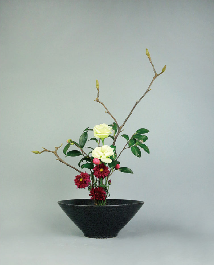Gohobi Large Japanese Style Ikebana Vase 005
