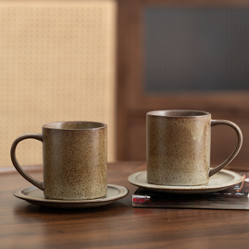 Gohobi Japanese Handmade Coffee Cup with Saucer 008