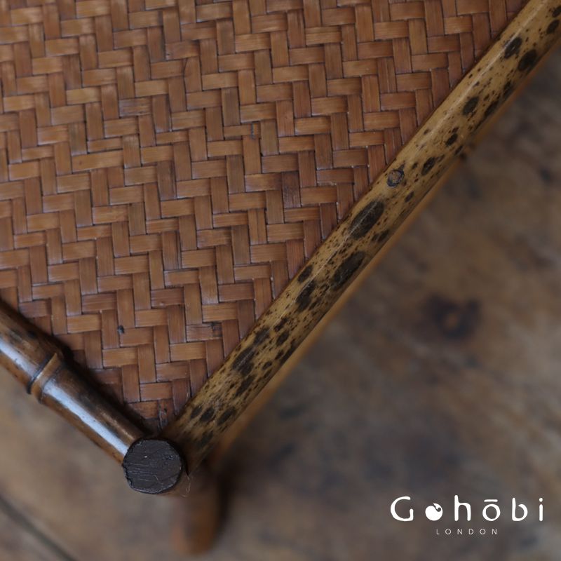 Gohobi Handmade Bamboo Display Table – Desktop Meilu Gushan Tea Stand & Mini Bonsai Platform