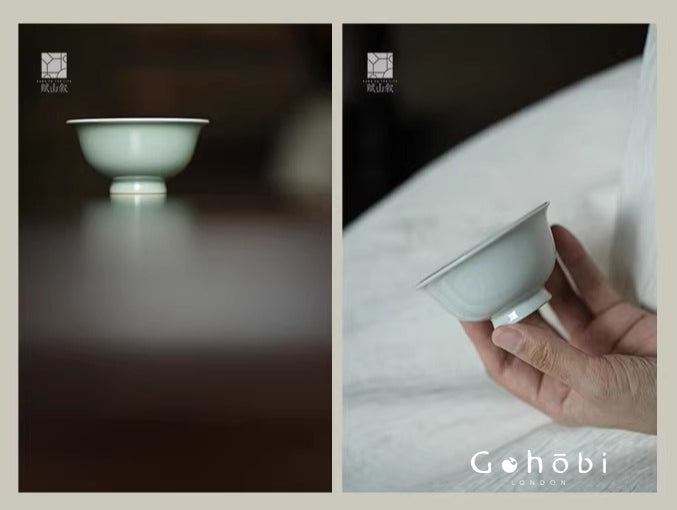 [賦山敘 x Gohobi] Gohobi Jingdezhen High-Temperature Glaze Teacup – Solid Color Gongfu Tea Master Cup