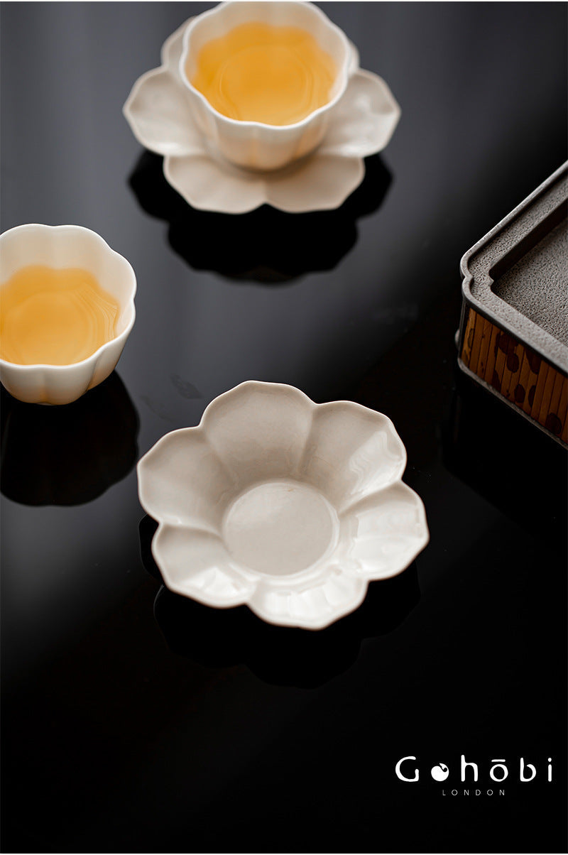 Gohobi Ceramic Coaster – Heat Insulation Tea Cup Holder