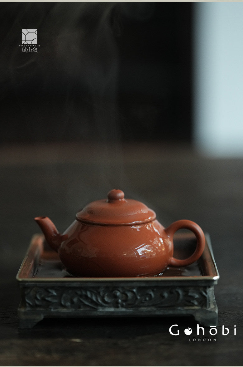 [賦山敘 x Gohobi] Gohobi Yixing Zhu Clay Teapot – Handmade Zisha Gongfu Tea Pot Original Ore