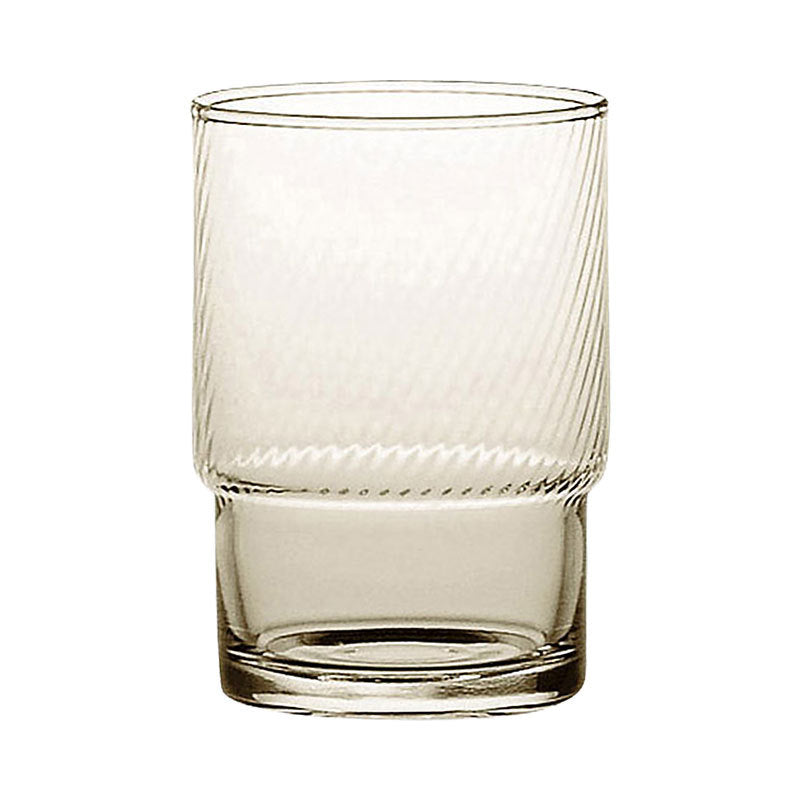 Gohobi Japanese Stackable Diagonal Glass Water Cup [Made In Japan]