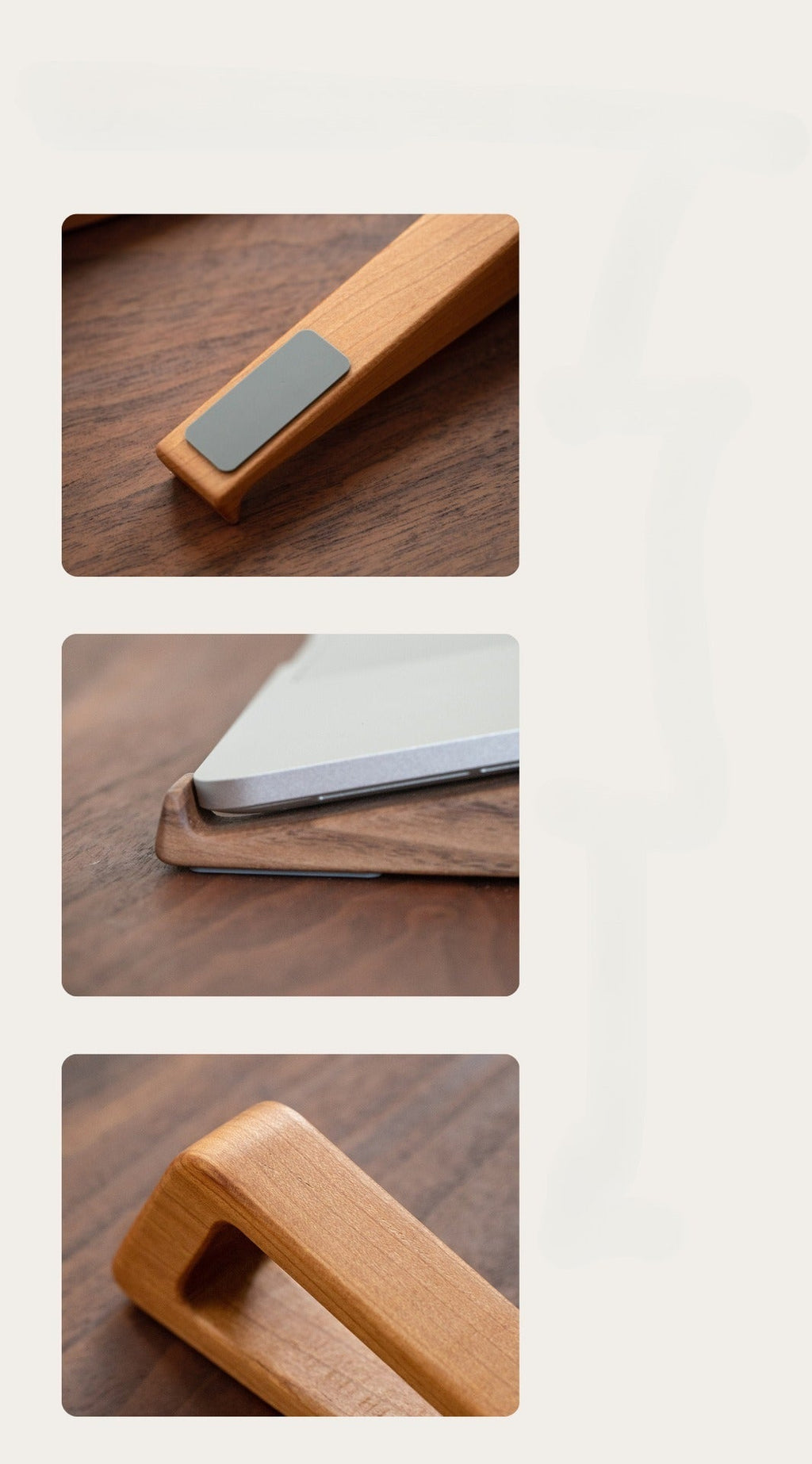 Gohobi Wooden Laptop Stand