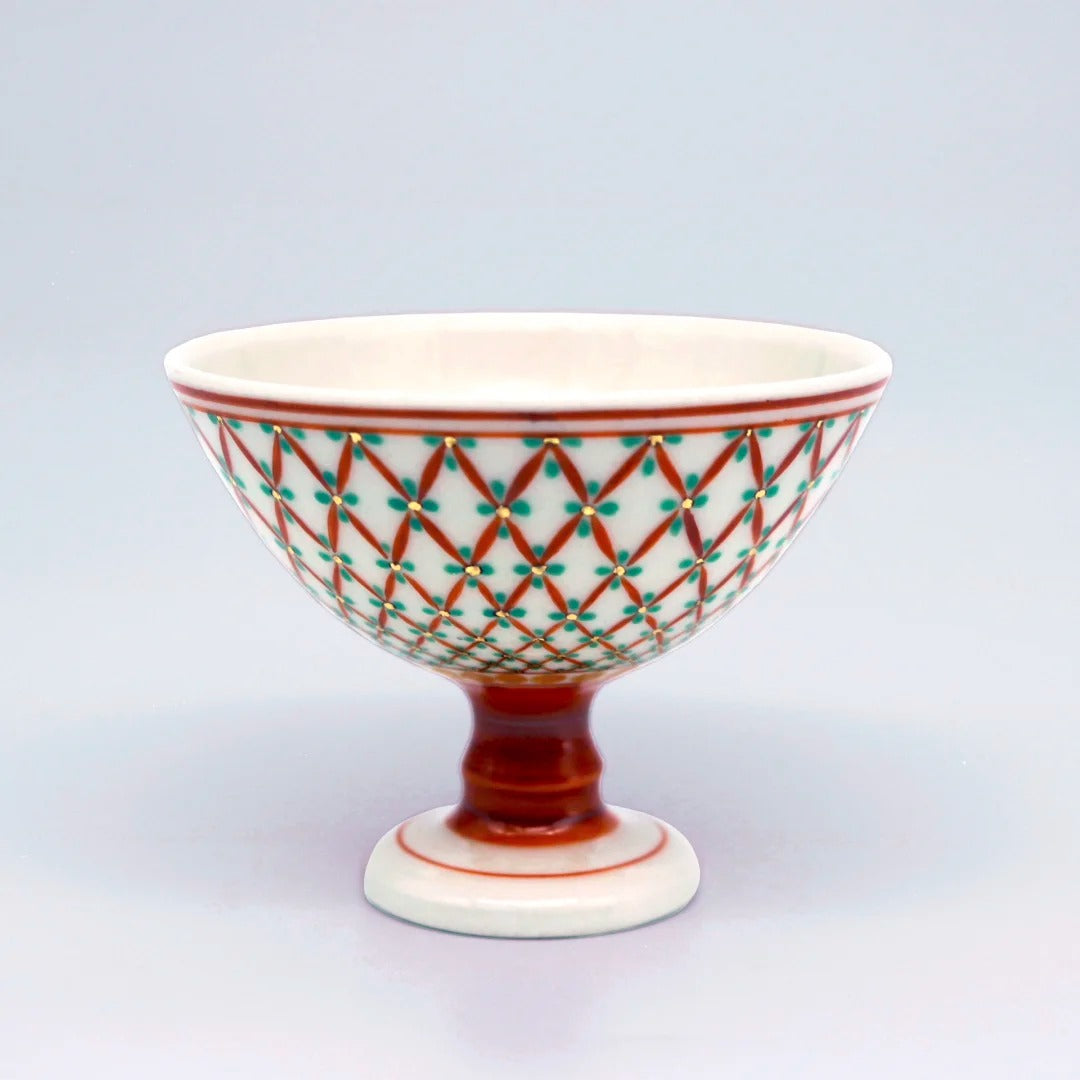 [清和堂 x Gohobi Gallery] Hand-painted Network Pattern Tea Cup