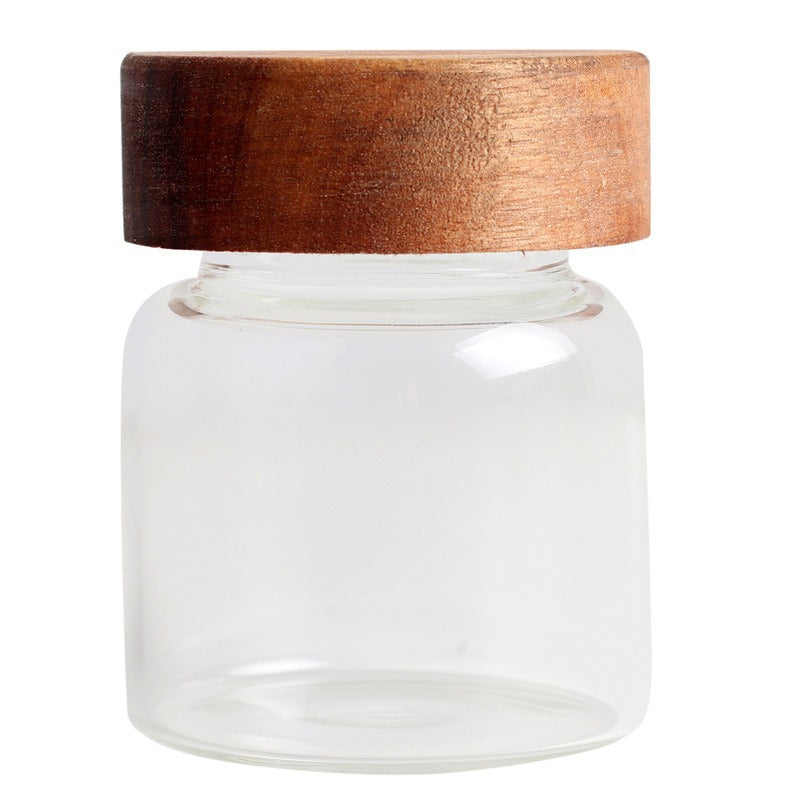 Gohobi Wooden Lid Sealed Container Storage