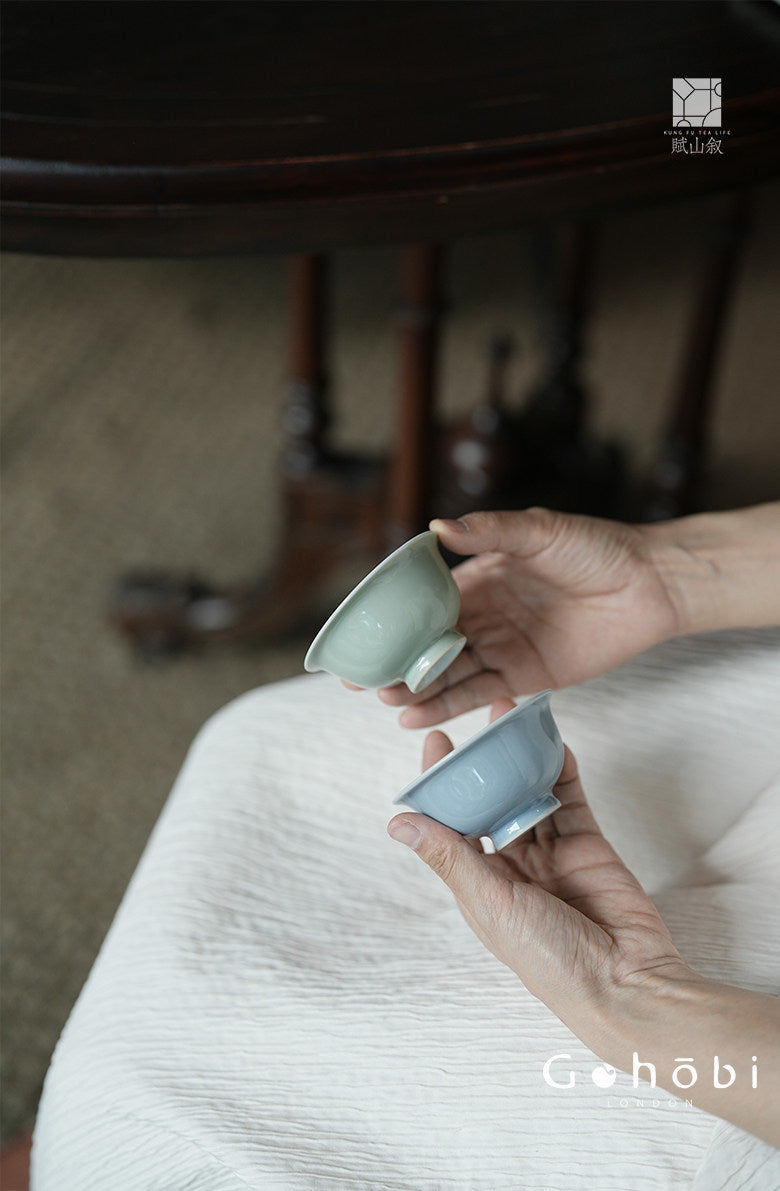[賦山敘 x Gohobi] Gohobi Jingdezhen High-Temperature Glaze Teacup – Solid Color Gongfu Tea Master Cup