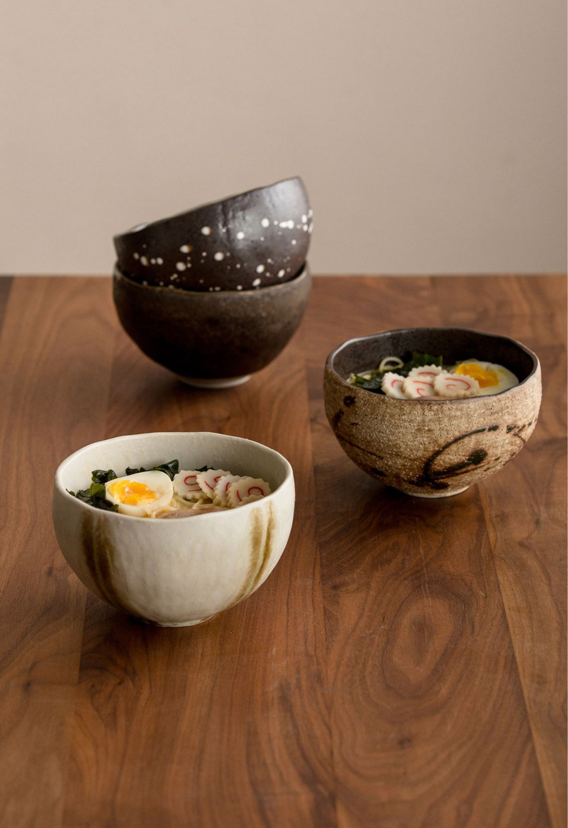 Gohobi Japanese Minoyaki Coarse Pottery Rice Bowl – Wabi Sabi Handmade Soup Bowl | Made in Japan